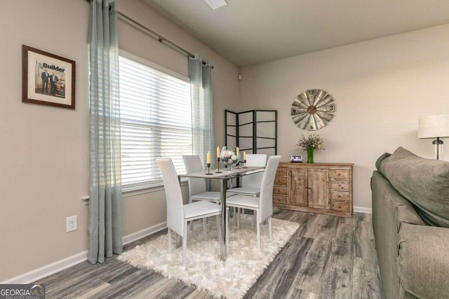 Furnished interior view inside a new home in Cobblestone Crossing Commons, Byron (Image 8).