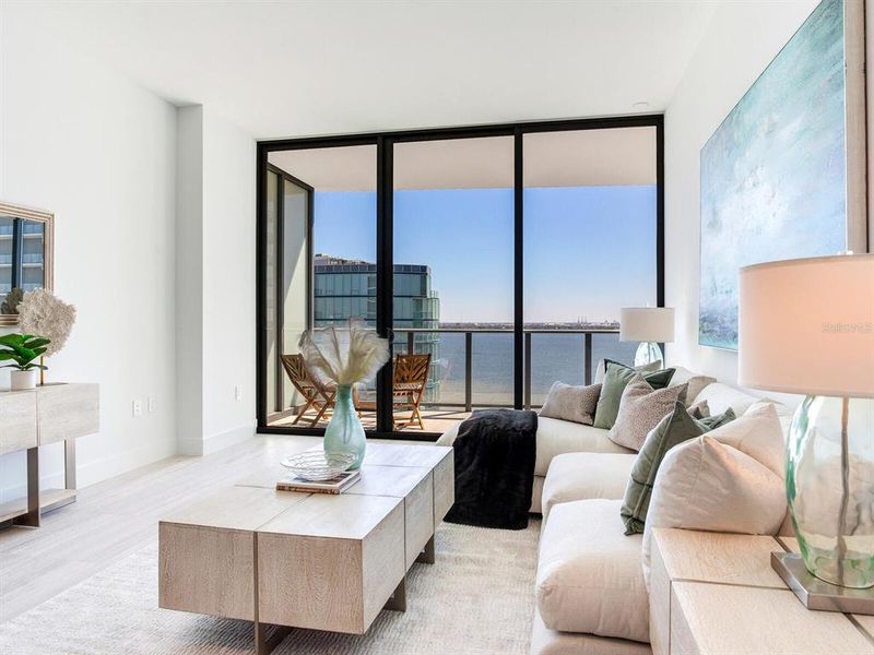 Furnished interior view inside a new home in , Tampa (Image 61).