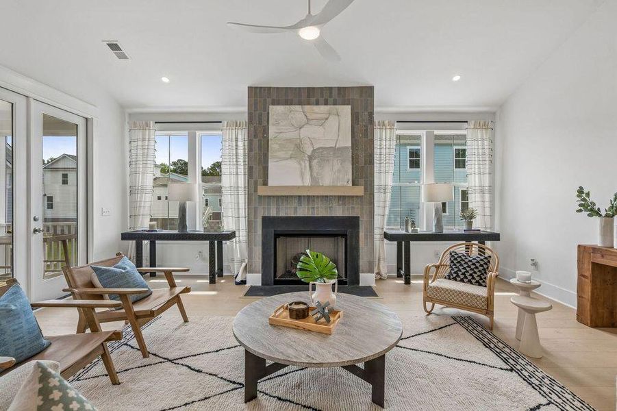 Furnished interior view inside a new home in Kings River Preserve, Hollywood (Image 43). Furnished interior view inside a new home in Kings River Preserve, Hollywood (Image 43).
