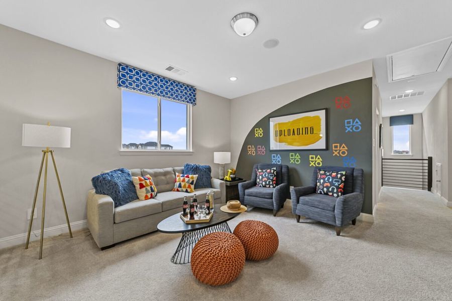 Representative furnished interior of a home built from the Duets D413 by Landon Homes in Lexington Frisco, Frisco (Image 14). Representative furnished interior of a home built from the Duets D413 by Landon Homes in Lexington Frisco, Frisco (Image 14).