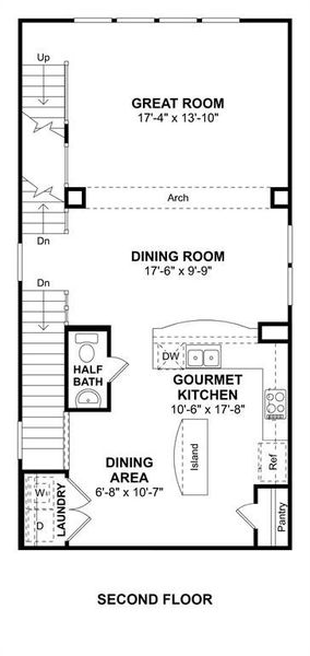 The Radcliffe II floor plan by K. Hovnanian Homes. 2nd floor shown. * Prices, plans, dimensions, features, specifications, materials, and availability or homes or communities are subject to change without notice or obligation.