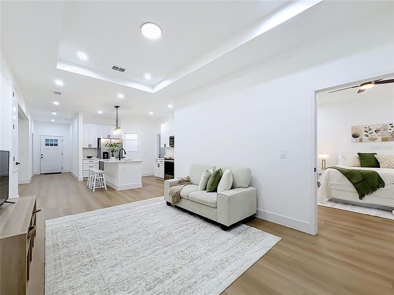 Furnished interior view inside a new home in , Orlando (Image 16).