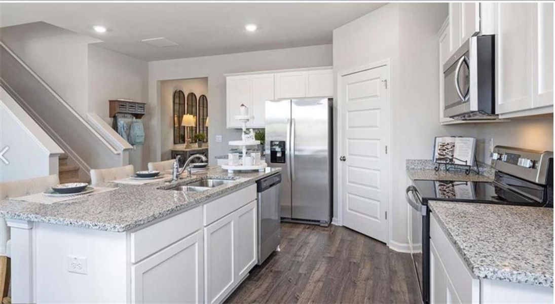 Furnished interior view inside a new home in The Reserve at Calcutta, Stockbridge (Image 40).