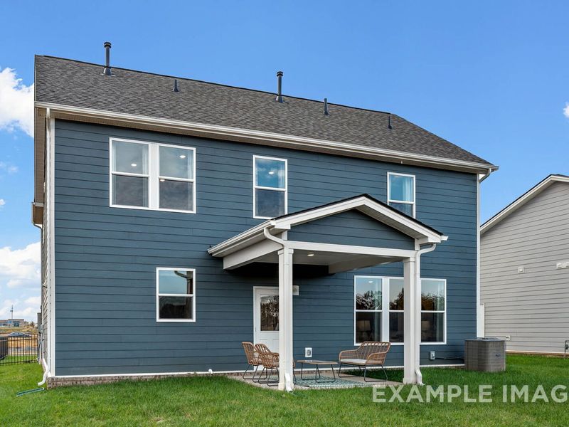 Representative exterior details of a home built from the The Gordon A by Davidson Homes LLC in Calista Farms, White House (Image 30).
