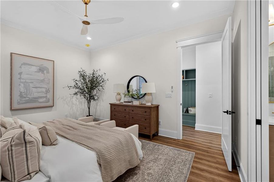 Furnished interior view inside a new home in , Marietta (Image 35).