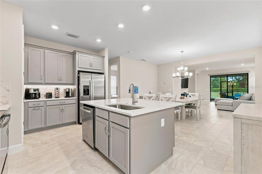 Furnished interior view inside a new home in , Poinciana (Image 11).
