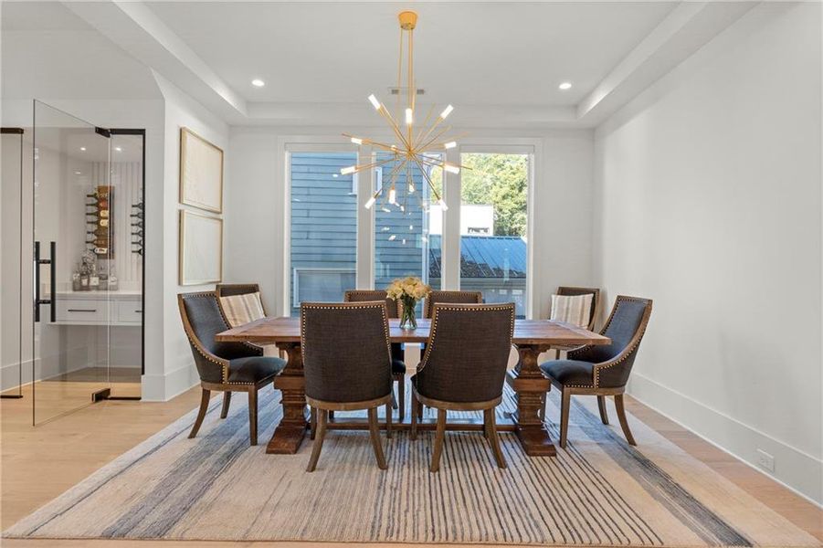 Furnished interior view inside a new home in , Brookhaven (Image 40).