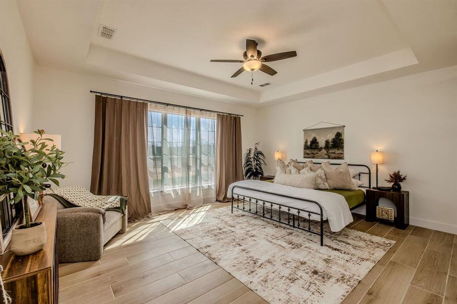 Furnished interior view inside a new home in , Graford (Image 14).