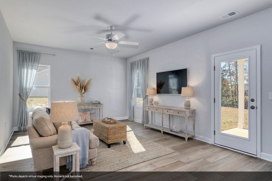 Furnished interior view inside a new home in Jordan Grove, Conway (Image 8). Furnished interior view inside a new home in Jordan Grove, Conway (Image 8).