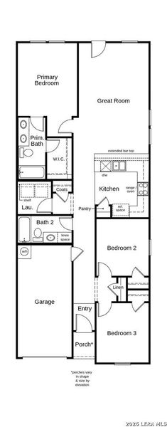 2D floor plan layout of this home in The Granary - Villa Collection, San Antonio, TX (Image 2). 2D floor plan layout of this home in The Granary - Villa Collection, San Antonio, TX (Image 2).