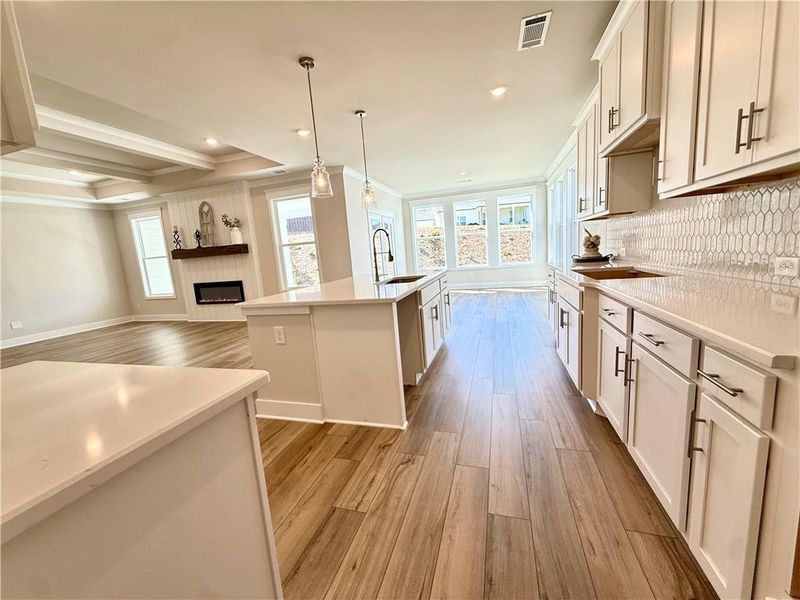 Furnished interior view inside a new home in Ponderosa Farms Reserve, Gainesville (Image 15).