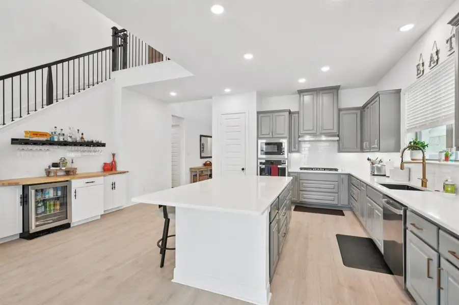Furnished interior view inside a new home in , Fort Worth (Image 6).