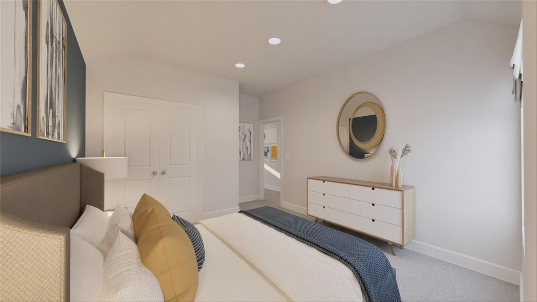 Furnished interior view inside a new home in Oakberry Trails, Waller (Image 14).