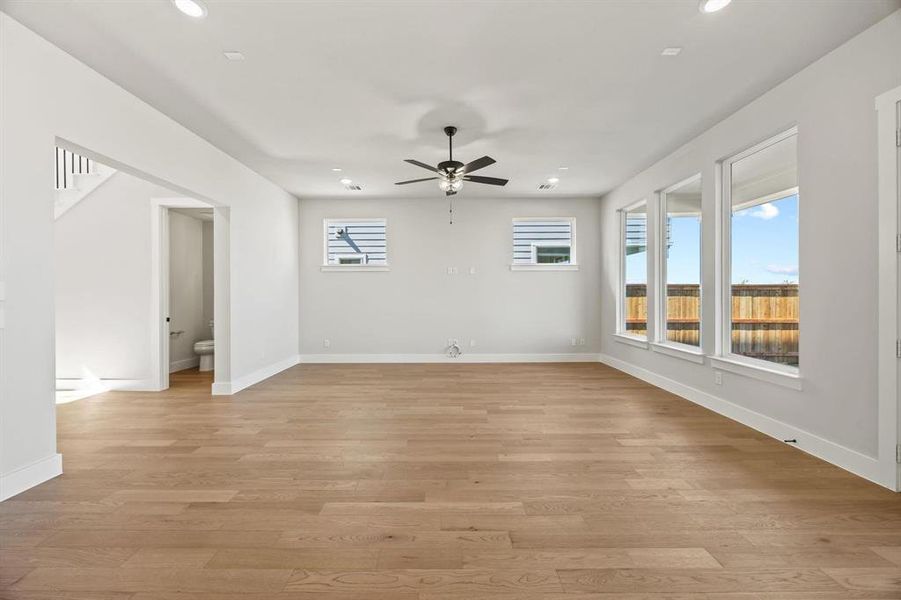 Spacious, unfurnished interior of a new home in North Square at Uptown, Celina (Image 27). Spacious, unfurnished interior of a new home in North Square at Uptown, Celina (Image 27).