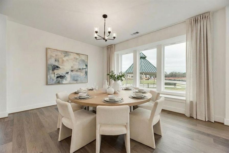 Furnished interior view inside a new home in Grand Estates of Anna, Anna (Image 15).
