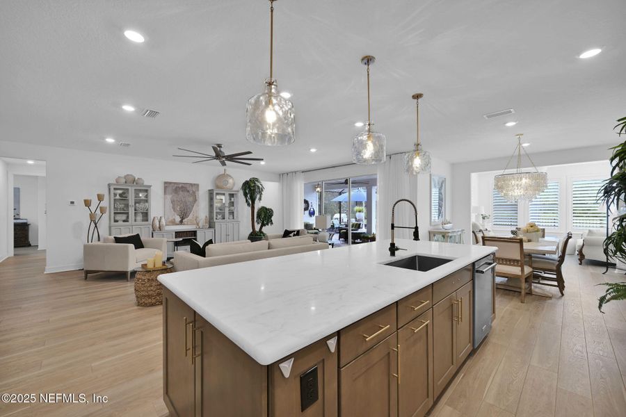 Furnished interior view inside a new home in , Jacksonville (Image 11). Furnished interior view inside a new home in , Jacksonville (Image 11).