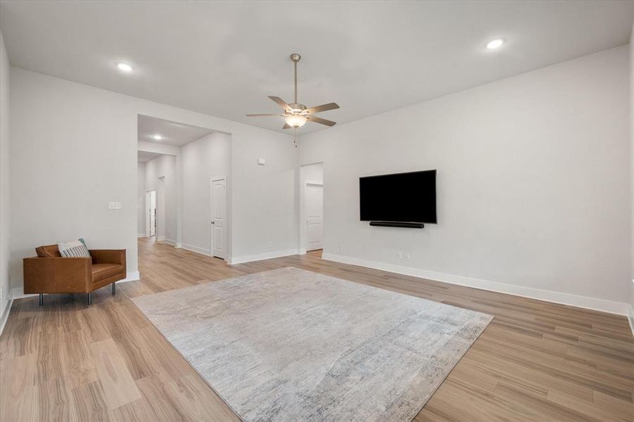 Spacious, unfurnished interior of a new home in Inspiration Collection at Bridgewater, Midlothian (Image 34).