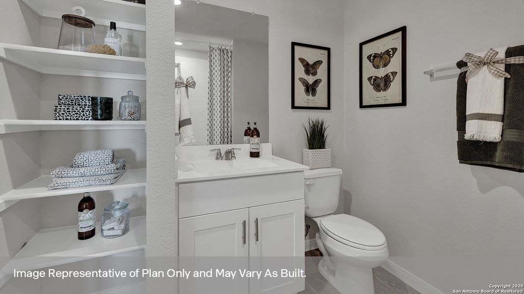 Furnished interior view inside a new home in Whisper South, San Marcos (Image 5).