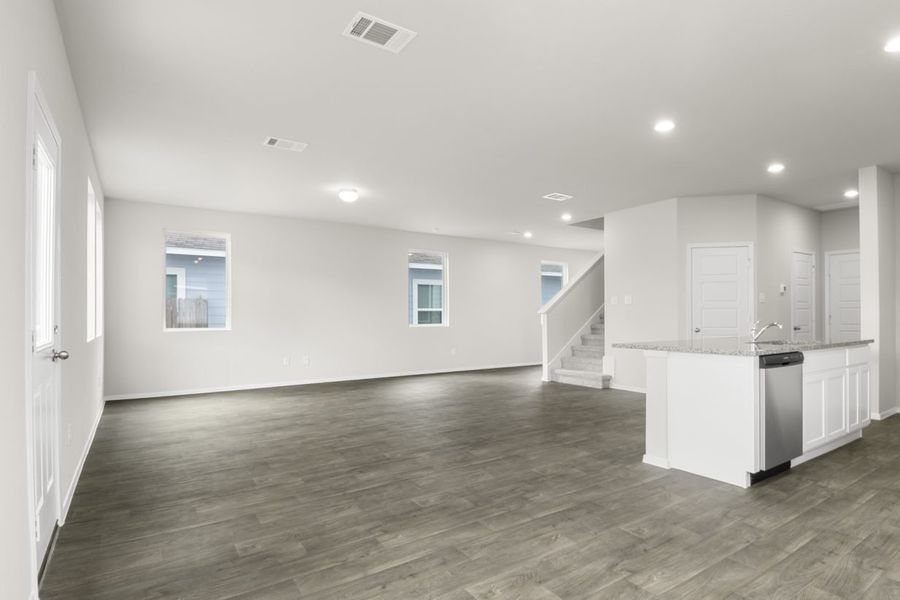Representative unfurnished interior of a home built from the Azalea 2265 by Brohn Homes in Azalea, Pattison (Image 15). Representative unfurnished interior of a home built from the Azalea 2265 by Brohn Homes in Azalea, Pattison (Image 15).