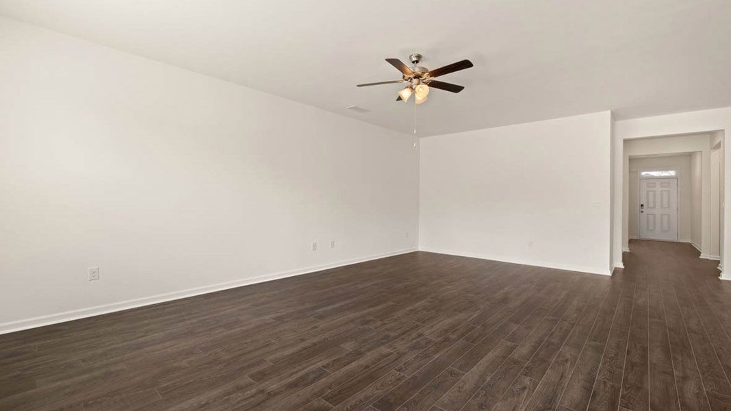 Representative unfurnished interior of a home built from the Aria by D.R. Horton in Cottages at Blue Ridge, Bonaire (Image 23).