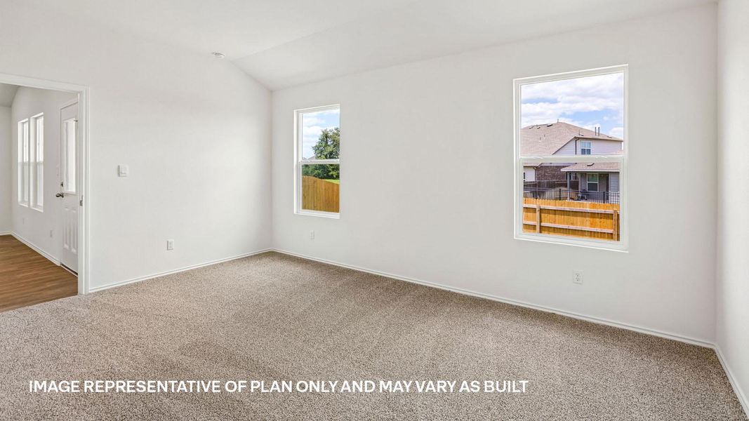 Spacious, unfurnished interior of a new home in Valverde, Bastrop (Image 25). Spacious, unfurnished interior of a new home in Valverde, Bastrop (Image 25).
