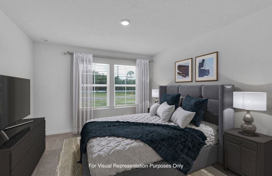 Furnished interior view inside a new home in Normandy Pines, Jacksonville (Image 6). Furnished interior view inside a new home in Normandy Pines, Jacksonville (Image 6).