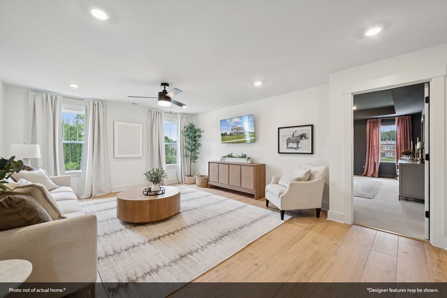 Furnished interior view inside a new home in Hawthorn Ridge, Inman (Image 22).