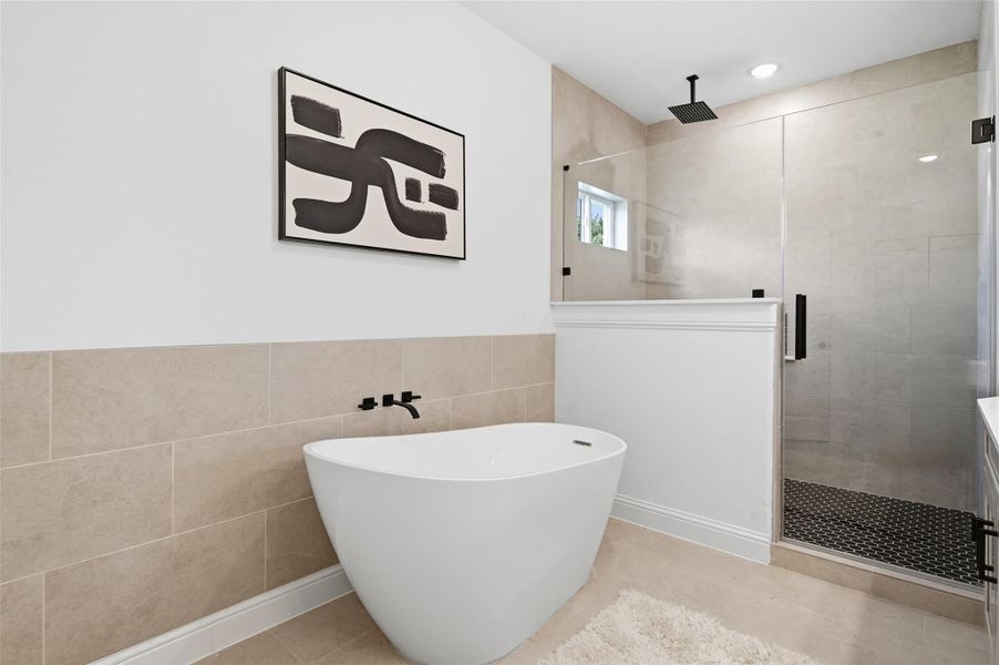 Primary bathroom.