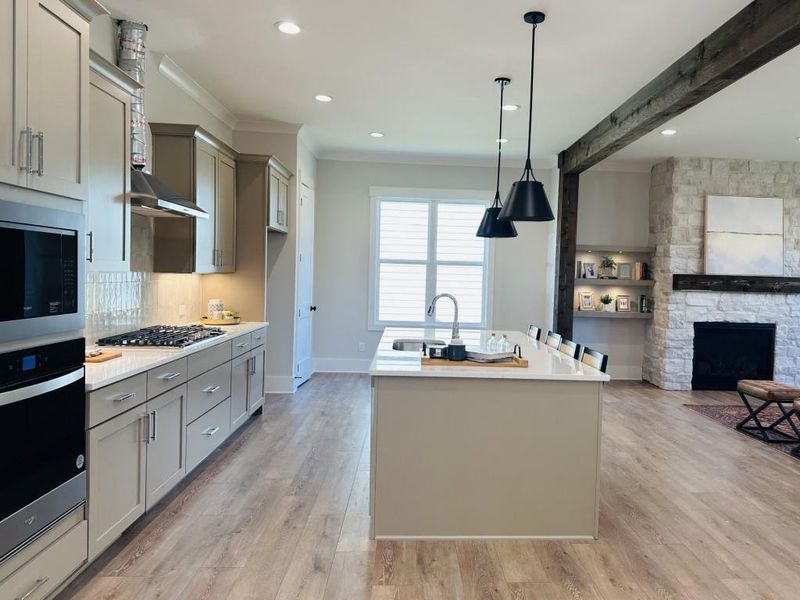 Furnished interior view inside a new home in Hillshire, Cumming (Image 12).