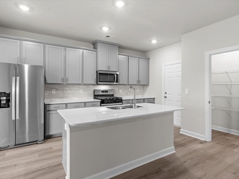 Furnished interior view inside a new home in Cedar Shoals – Heritage Collection, Piedmont (Image 4).