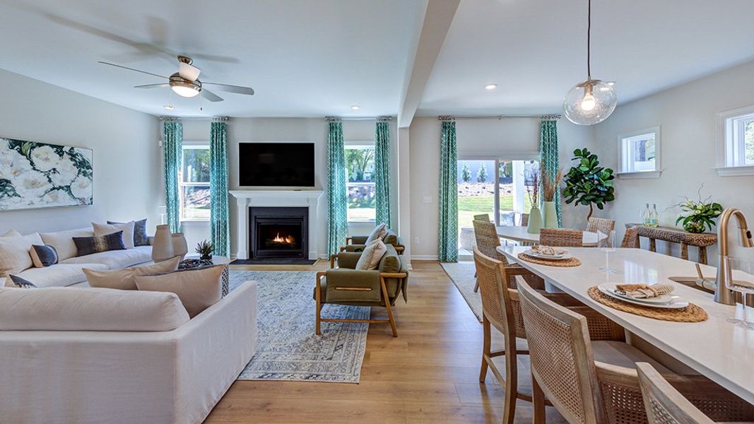 Furnished interior view inside a new home in Eagle Trace, Wendell (Image 19). Furnished interior view inside a new home in Eagle Trace, Wendell (Image 19).