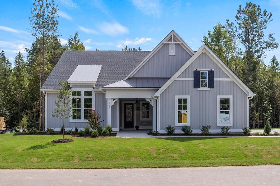 Representative exterior photo of a completed home built from the The Bradley by RobuckHomes in Baylee Ridge, Selma, NC (Image 39). Representative exterior photo of a completed home built from the The Bradley by RobuckHomes in Baylee Ridge, Selma, NC (Image 39).