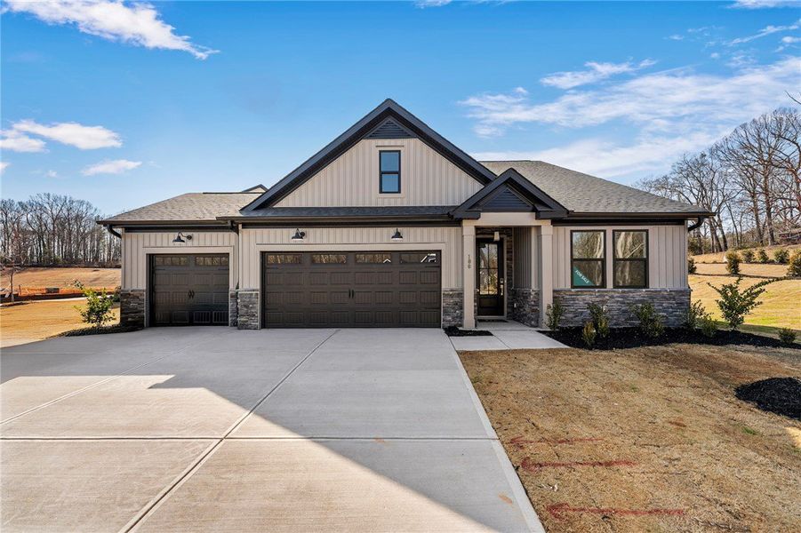 This newly constructed home features a practical l This newly constructed home features a practical l