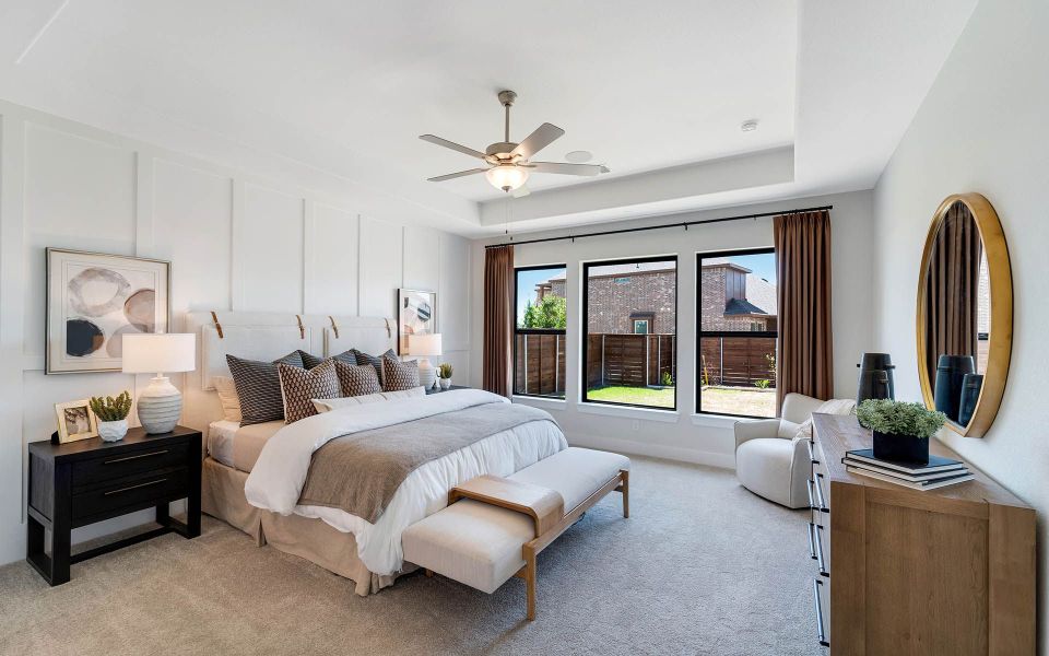 Furnished interior view inside a new home in Solterra, Mesquite (Image 32).