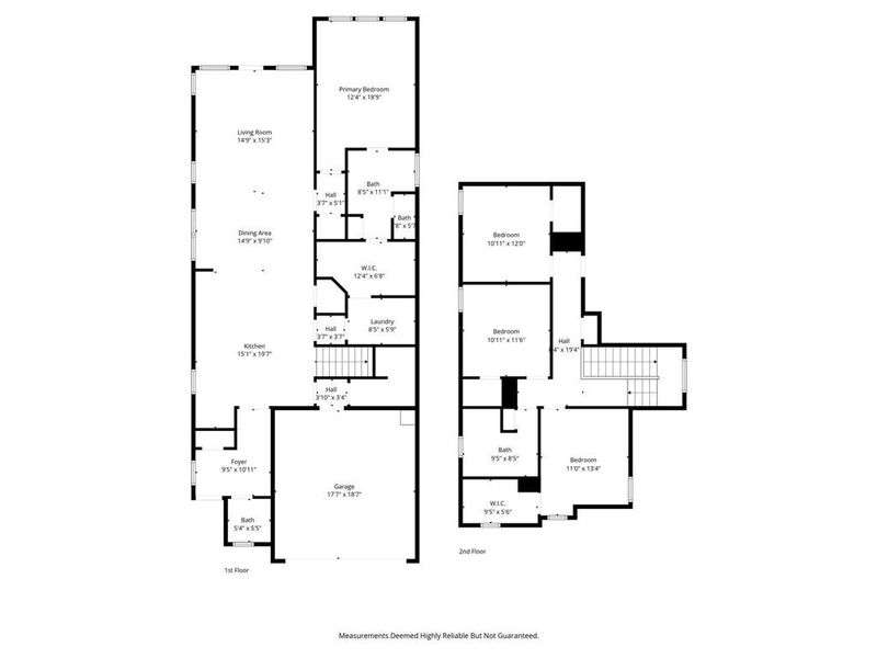 2D floor plan layout of this home in The Resort on Eagle Mt. Lake, Fort Worth, TX (Image 5).