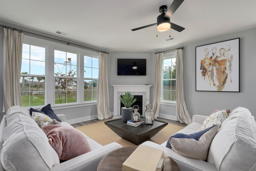 Furnished interior view inside a new home in , Summerville (Image 36).