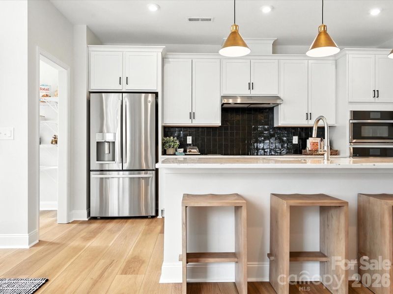 Gourmet kitchen with walk-in pantry Gourmet kitchen with walk-in pantry