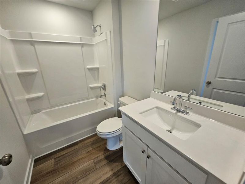 Furnished interior view inside a new home in Ellorie Estates, Dawsonville (Image 12). Furnished interior view inside a new home in Ellorie Estates, Dawsonville (Image 12).