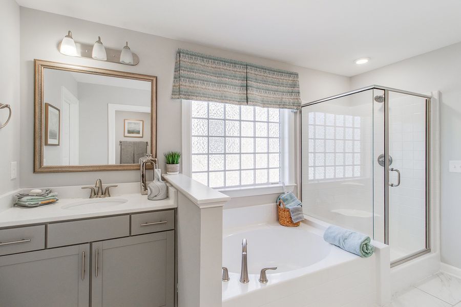 Furnished interior view inside a new home in Bluefield, Lexington (Image 30). Furnished interior view inside a new home in Bluefield, Lexington (Image 30).