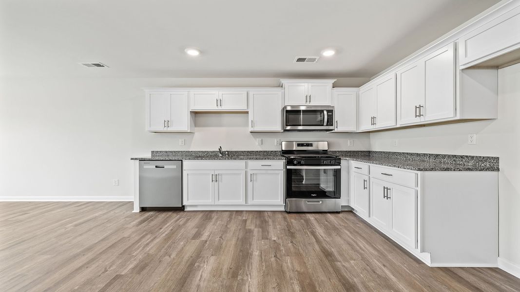 Furnished interior view inside a new home in Cloverdale Hills, Piedmont (Image 7).