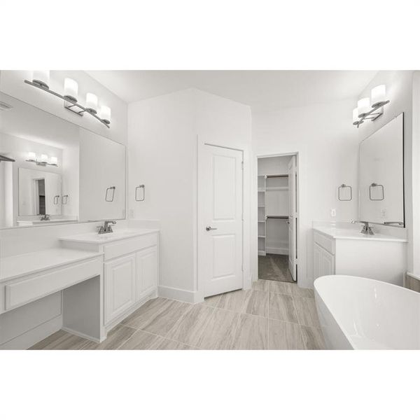 Furnished interior view inside a new home in The Villages at Charleston, Glenn Heights (Image 10).