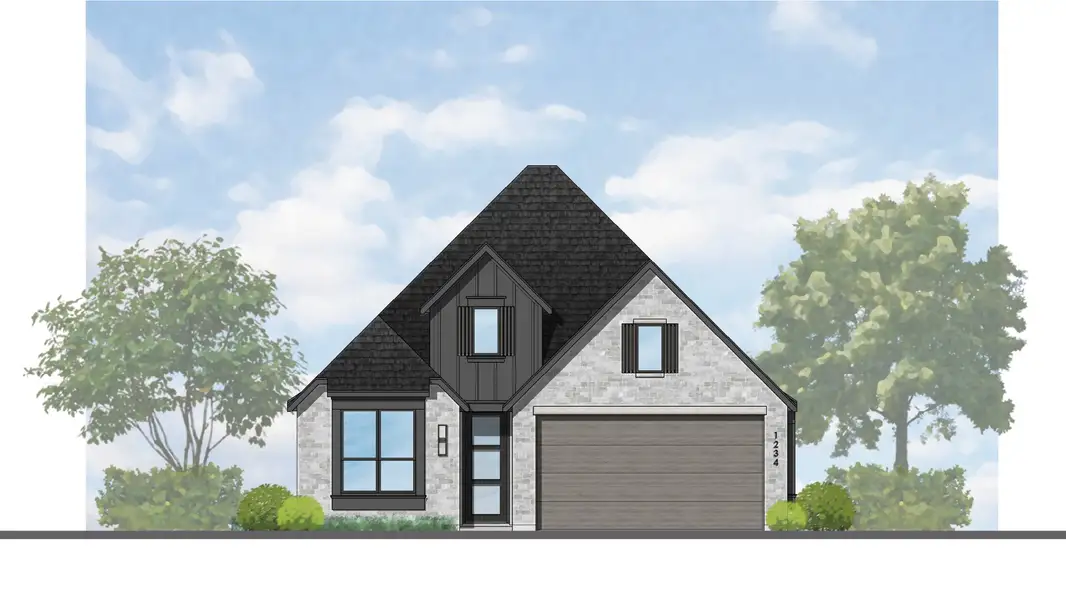 Representative Elevation - some options shown