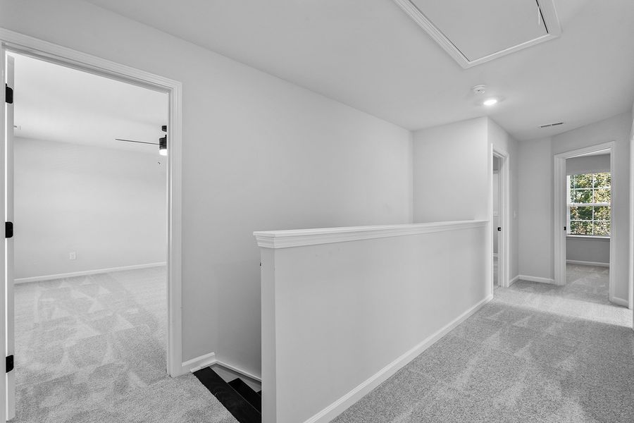 Spacious, unfurnished interior of a new home in Watkins Landing, Kernersville (Image 30).