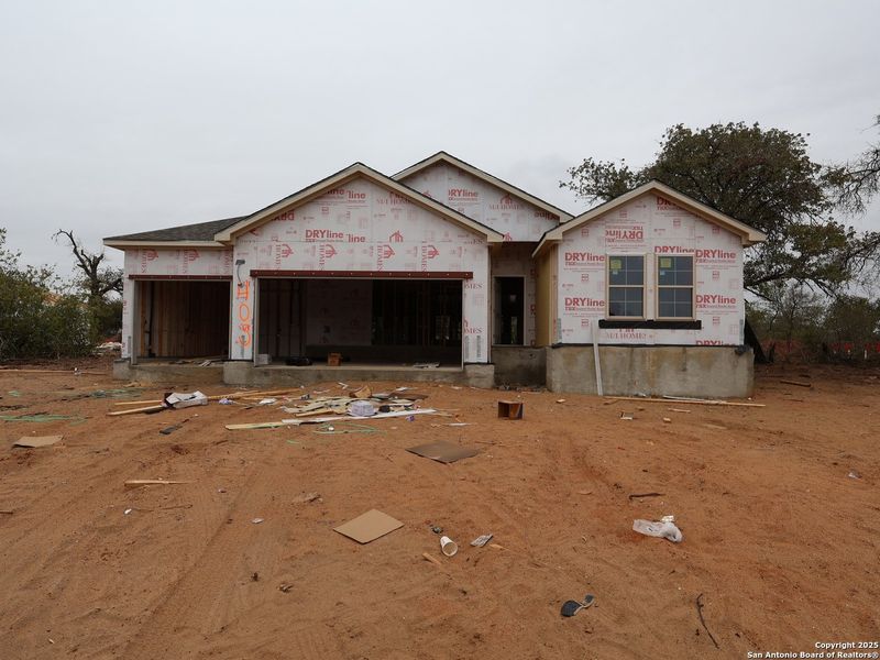 In-progress construction of a new home in Jordan's Ranch, San Antonio, TX (Image 23).