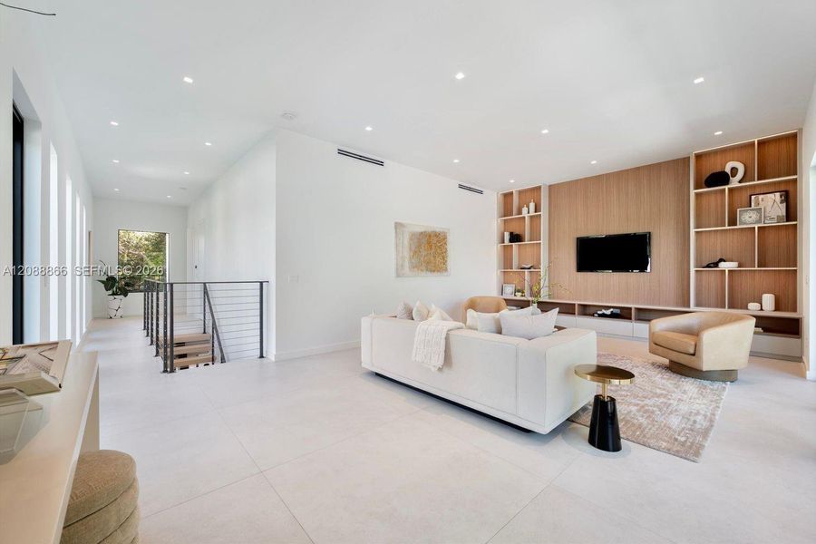 Furnished interior view inside a new home in , Miami (Image 4).