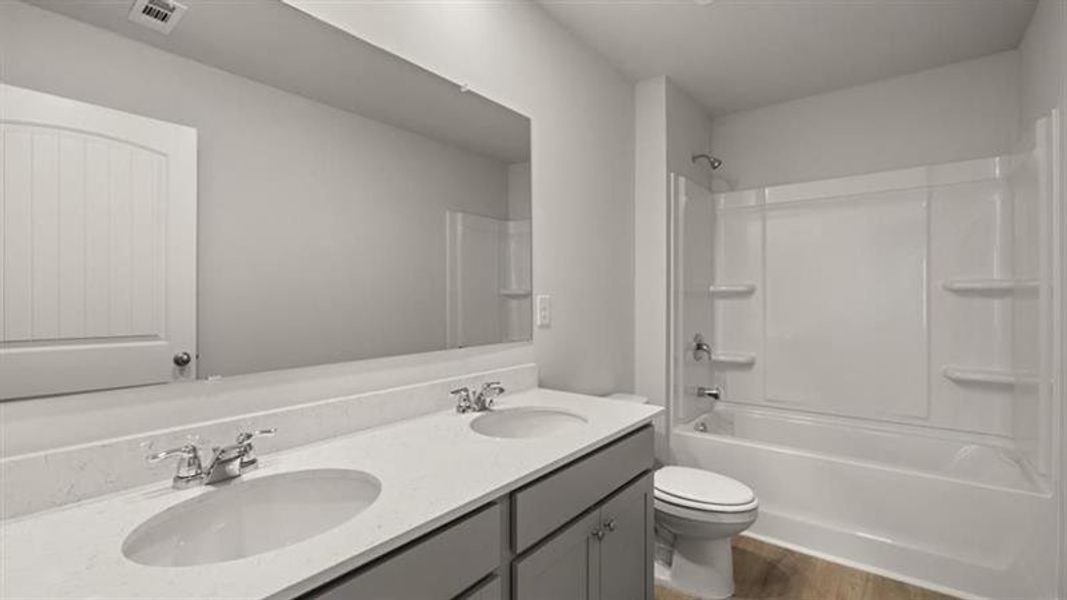 Furnished interior view inside a new home in Braselton Village, Braselton (Image 3).