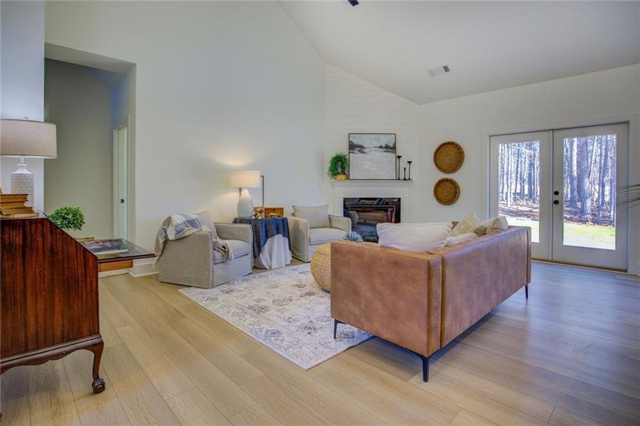 Furnished interior view inside a new home in , Covington (Image 17).