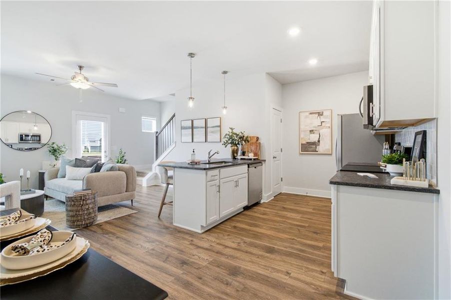 Furnished interior view inside a new home in , Cartersville (Image 28).