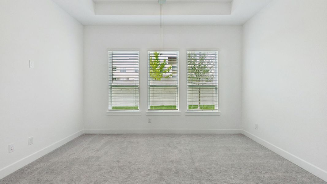 Representative unfurnished interior of a home built from the Elise by Normandy Homes in Rainwater Crossing, Celina (Image 15).