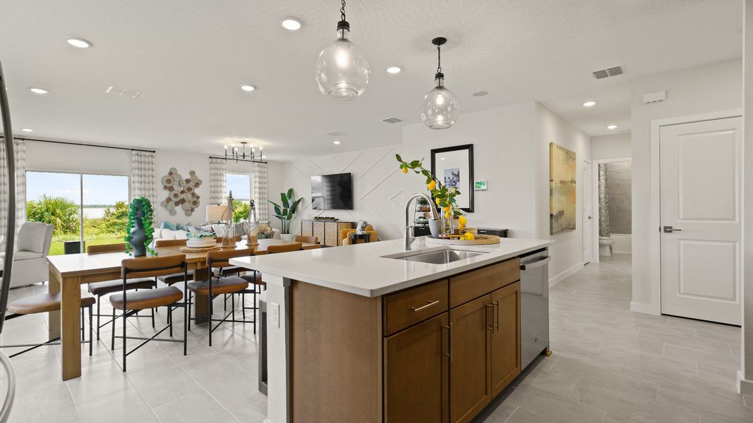 Representative furnished interior of a home built from the Castaway by DRB Homes in Willowbrook North, Winter Haven (Image 6).